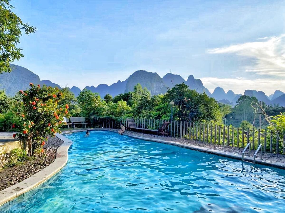 Riverside Retreat Hotel Yangshuo Buitenkant foto